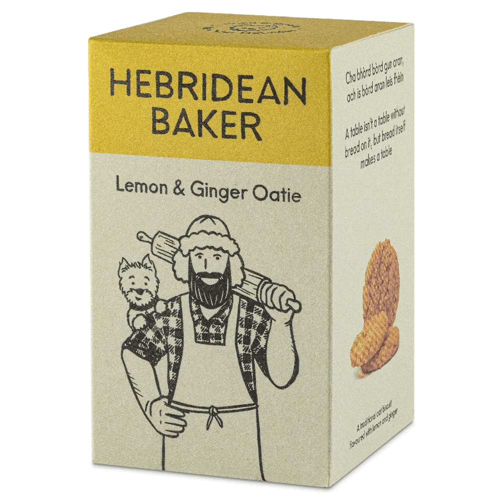 Hebridean Baker Lemon And Ginger Oaties 150g